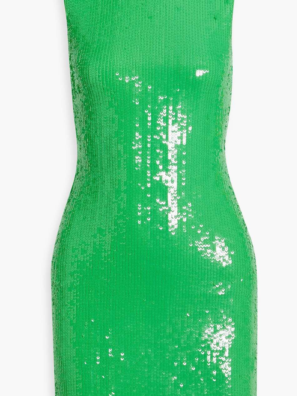 delora sequined tulle mini dress
