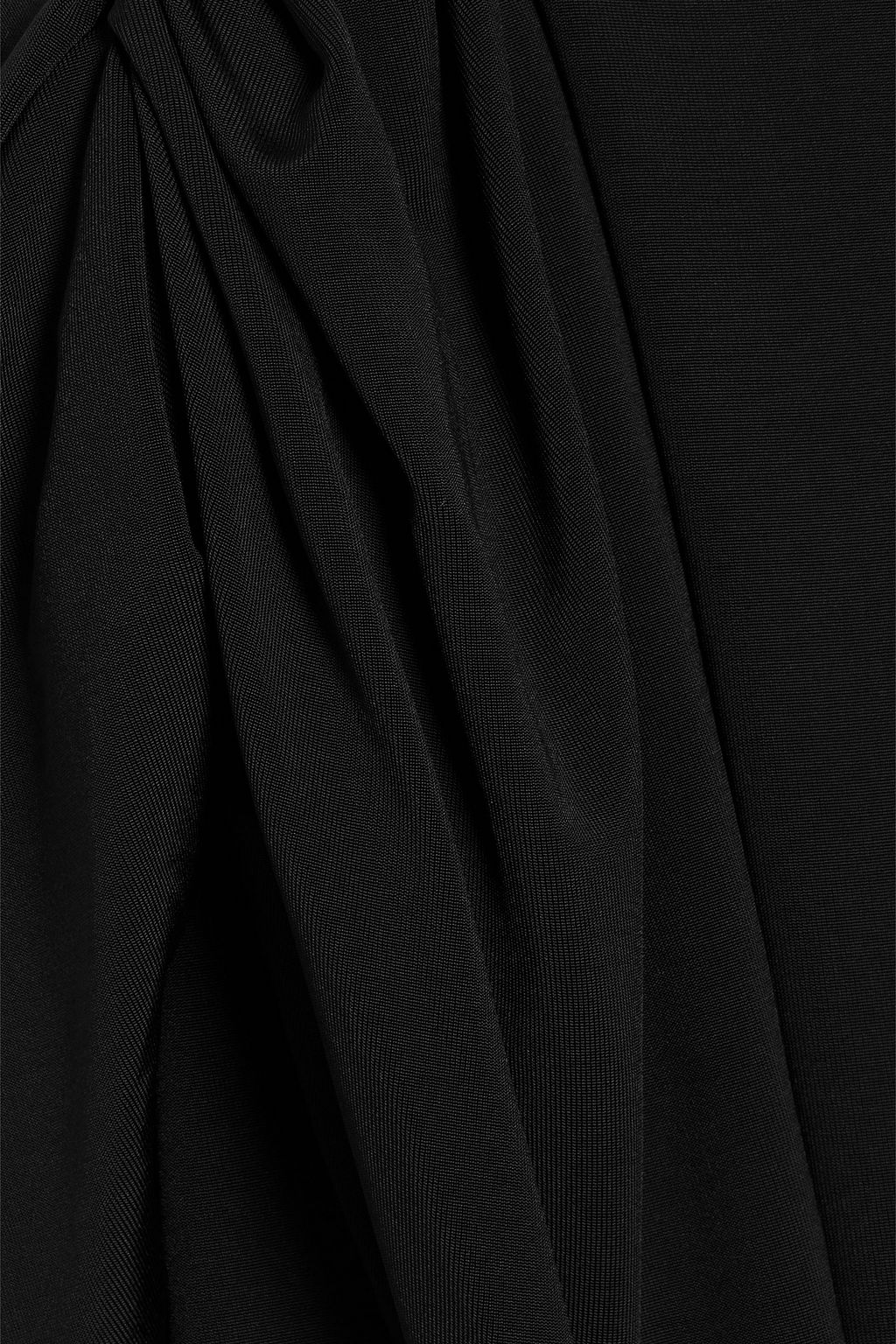 ROTATE BIRGER CHRISTENSEN Draped stretch-jersey top