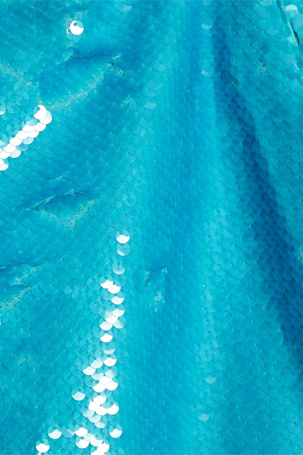 GANNI Sequined chiffon midi skirt