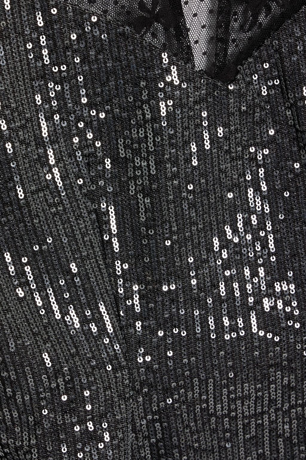 ROTATE BIRGER CHRISTENSEN Sequined embroidered cotton point d'esprit mini dress