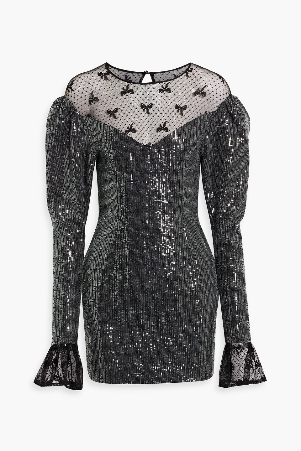 Rotate Birger Christensen Dress Rotate "sequins" In Black