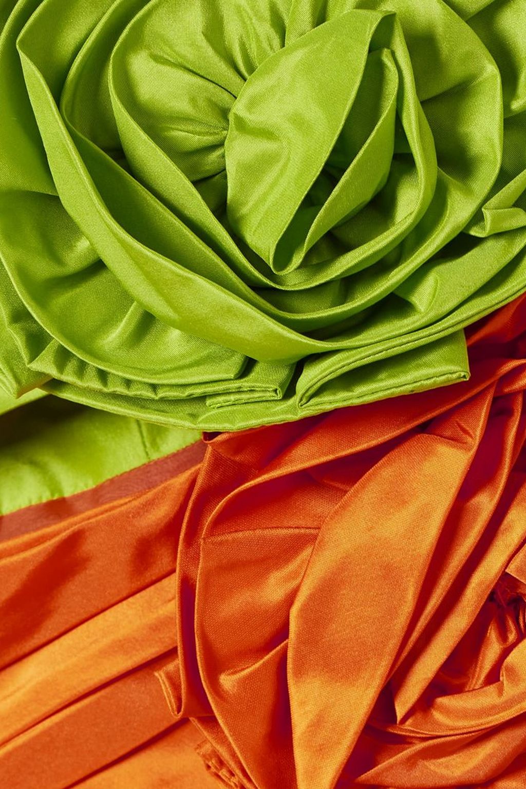 CAROLINA HERRERA Strapless color-block silk-faille mini dress