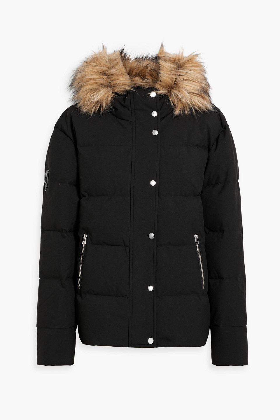 Rudsak Quilted Shell Down Jacket In Black