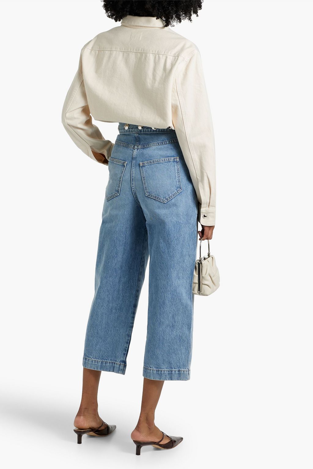 KHAITE Argo denim shirt