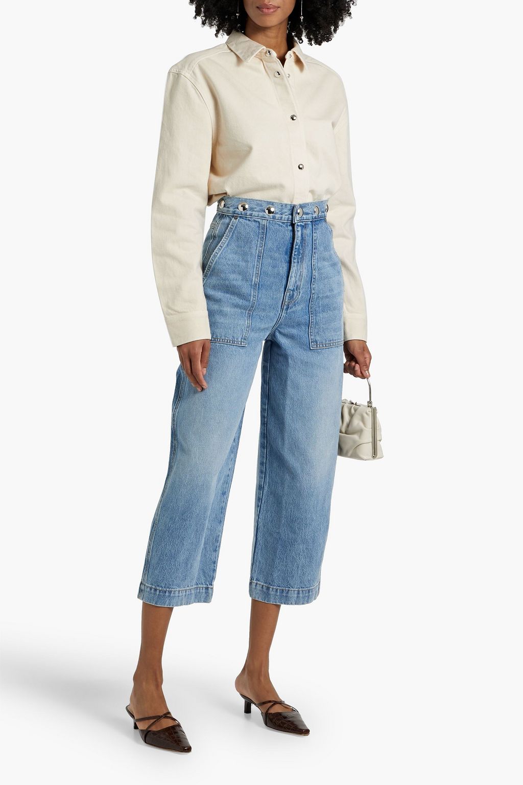 KHAITE Argo denim shirt