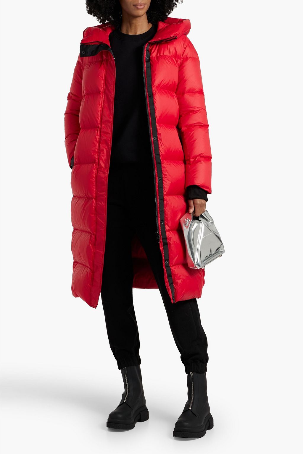 RUDSAK Quilted shell hooded down coat
