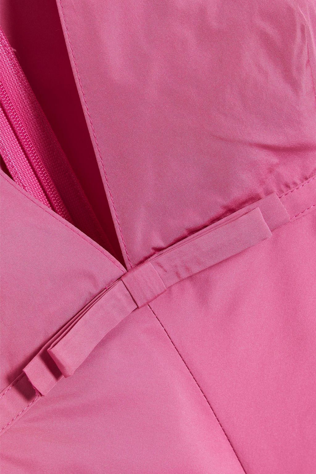 REDVALENTINO Bow-detailed taffeta top