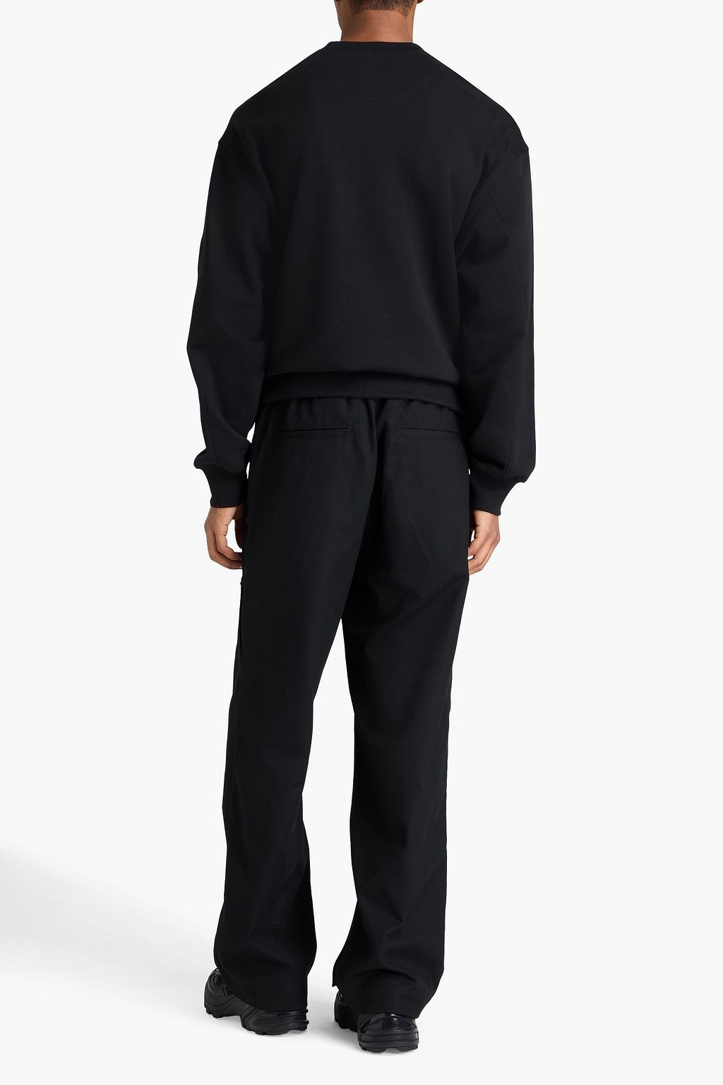 Y-3 سويت شيرت من قطن تيري الفرنسي المطاطي