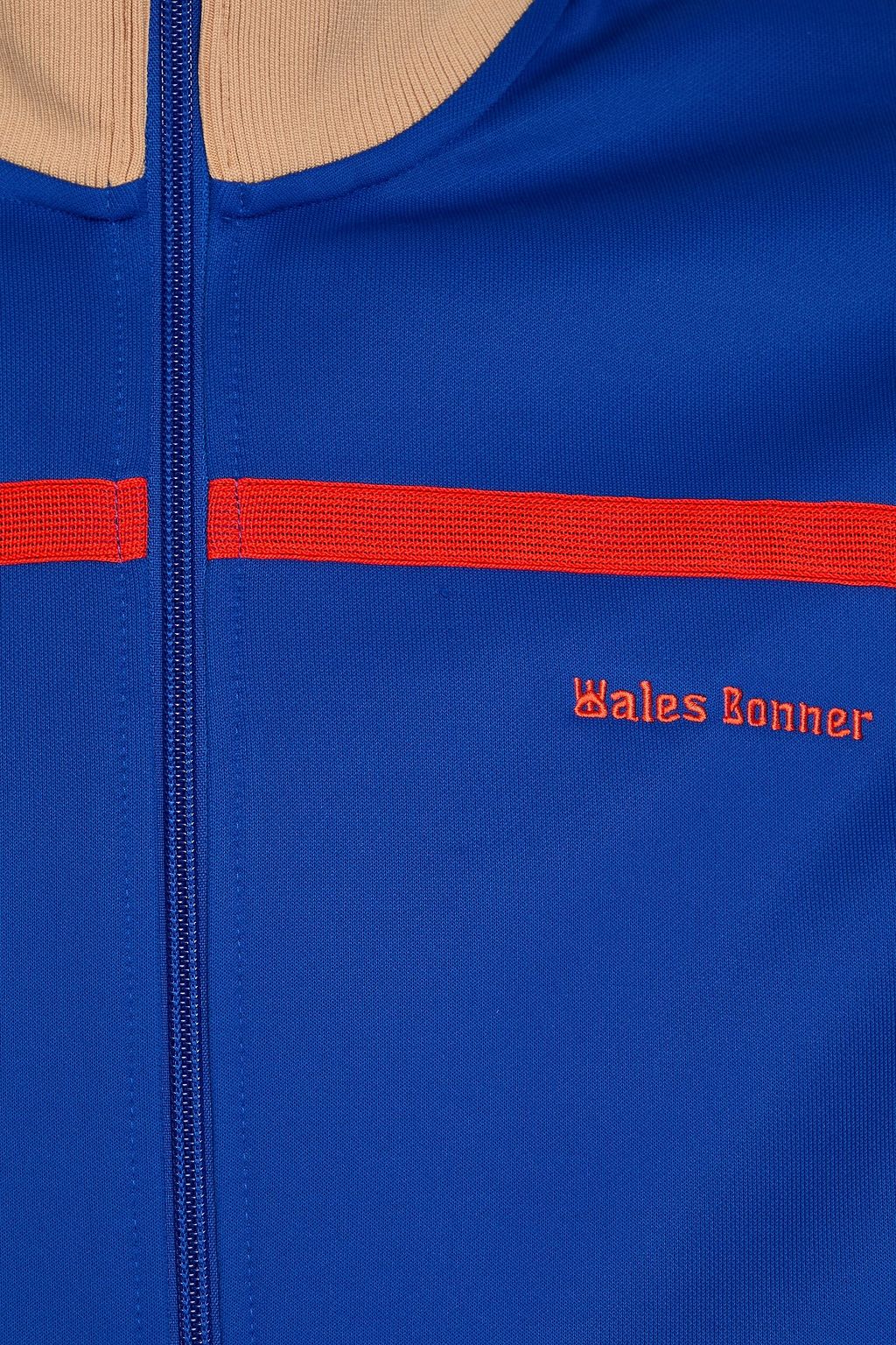 ADIDAS ORIGINALS BY WALES BONNER 자수 장식 컬러블록 저지 집업 트랙 재킷