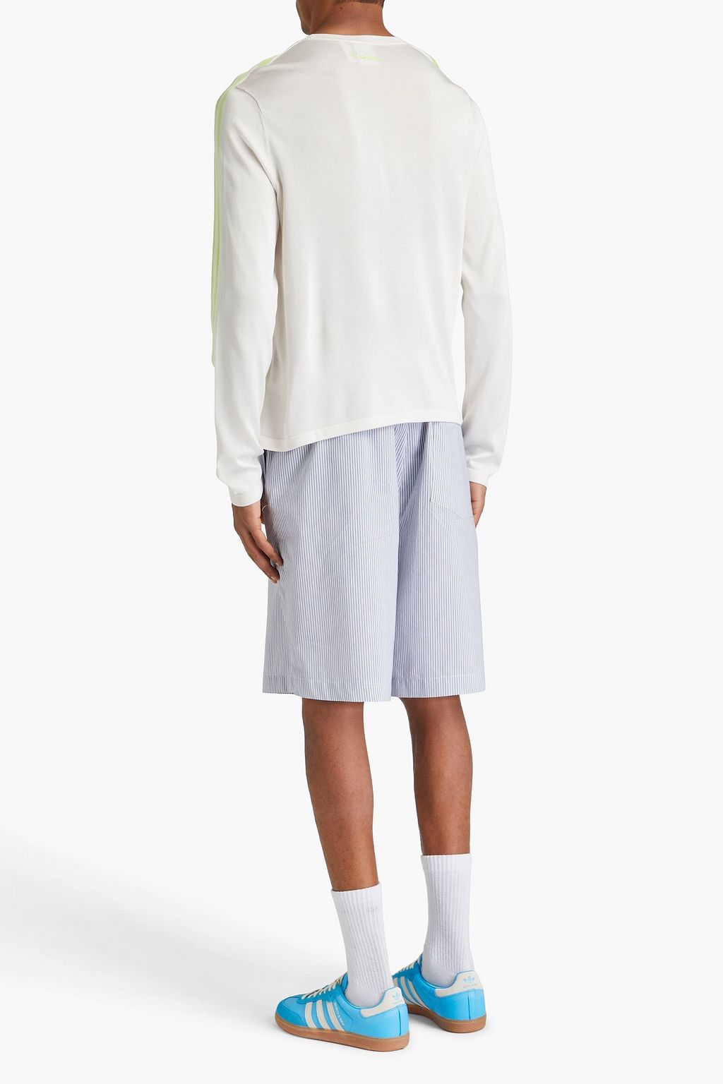 ADIDAS ORIGINALS BY WALES BONNER 자수 장식 니트 스웨터