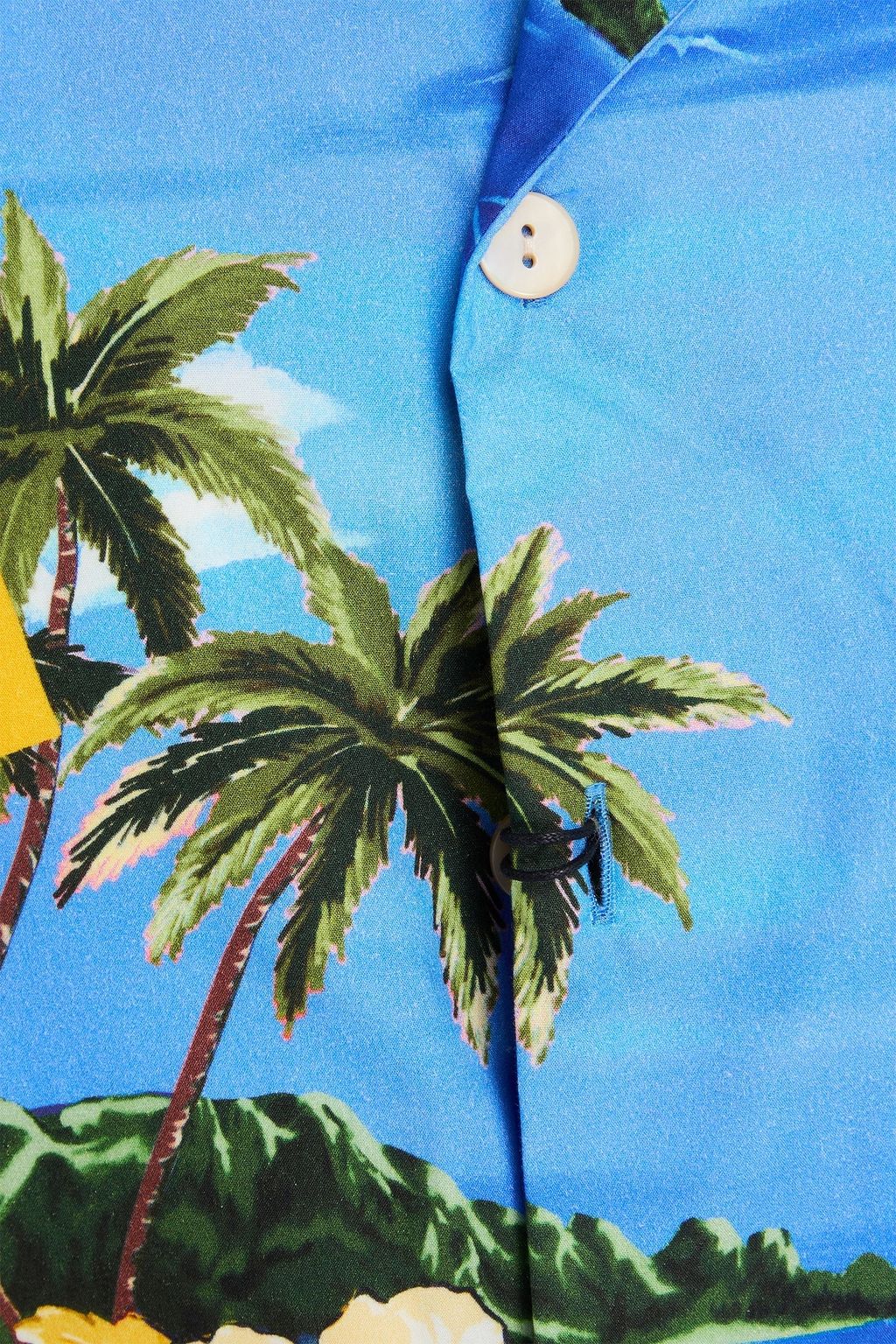 GUCCI Printed cotton-poplin shirt
