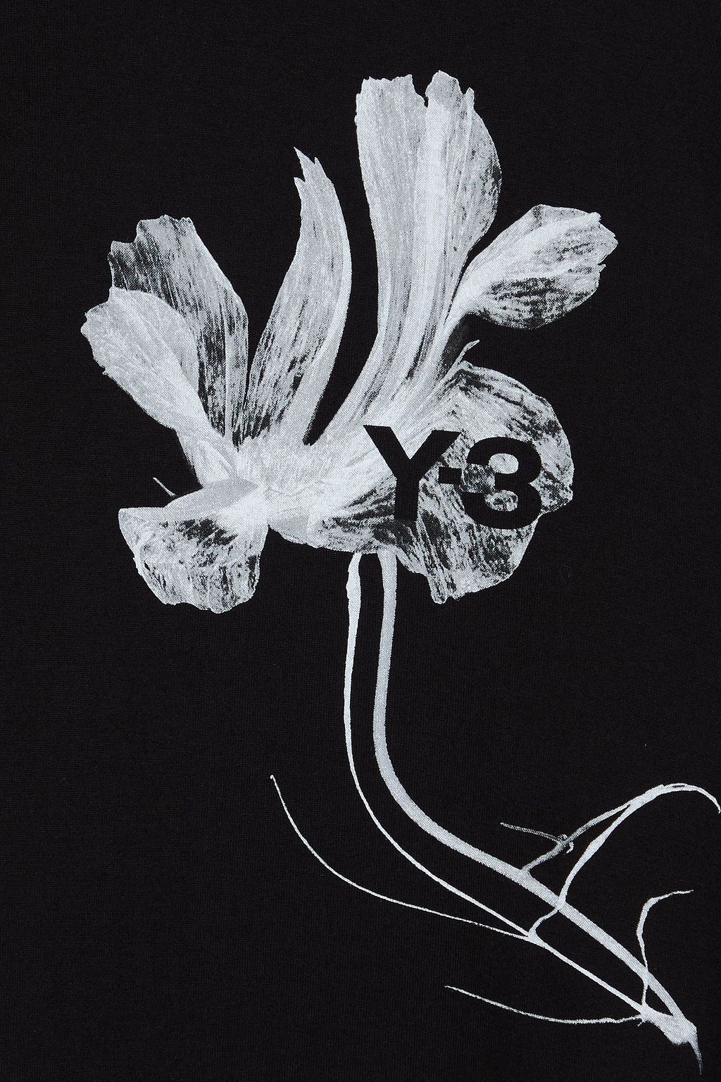 Y-3 Printed cotton-jersey T-shirt