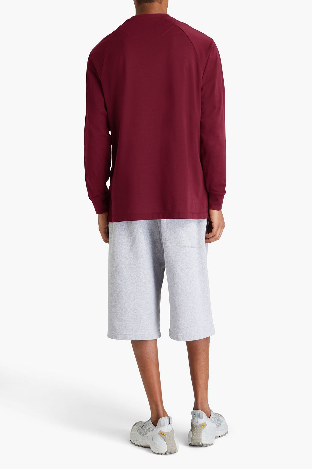 Y-3 Logo-print cotton-blend jersey T-shirt