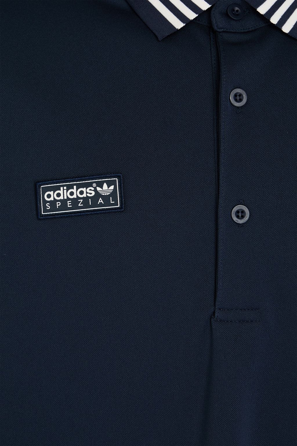 ADIDAS ORIGINALS Appliquéd jersey polo shirt
