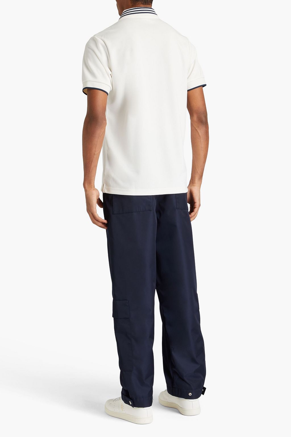 ADIDAS ORIGINALS Appliquéd jersey polo shirt