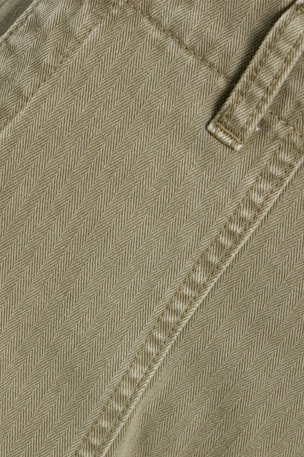 ALEX MILL Neil herringbone cotton straight-leg pants