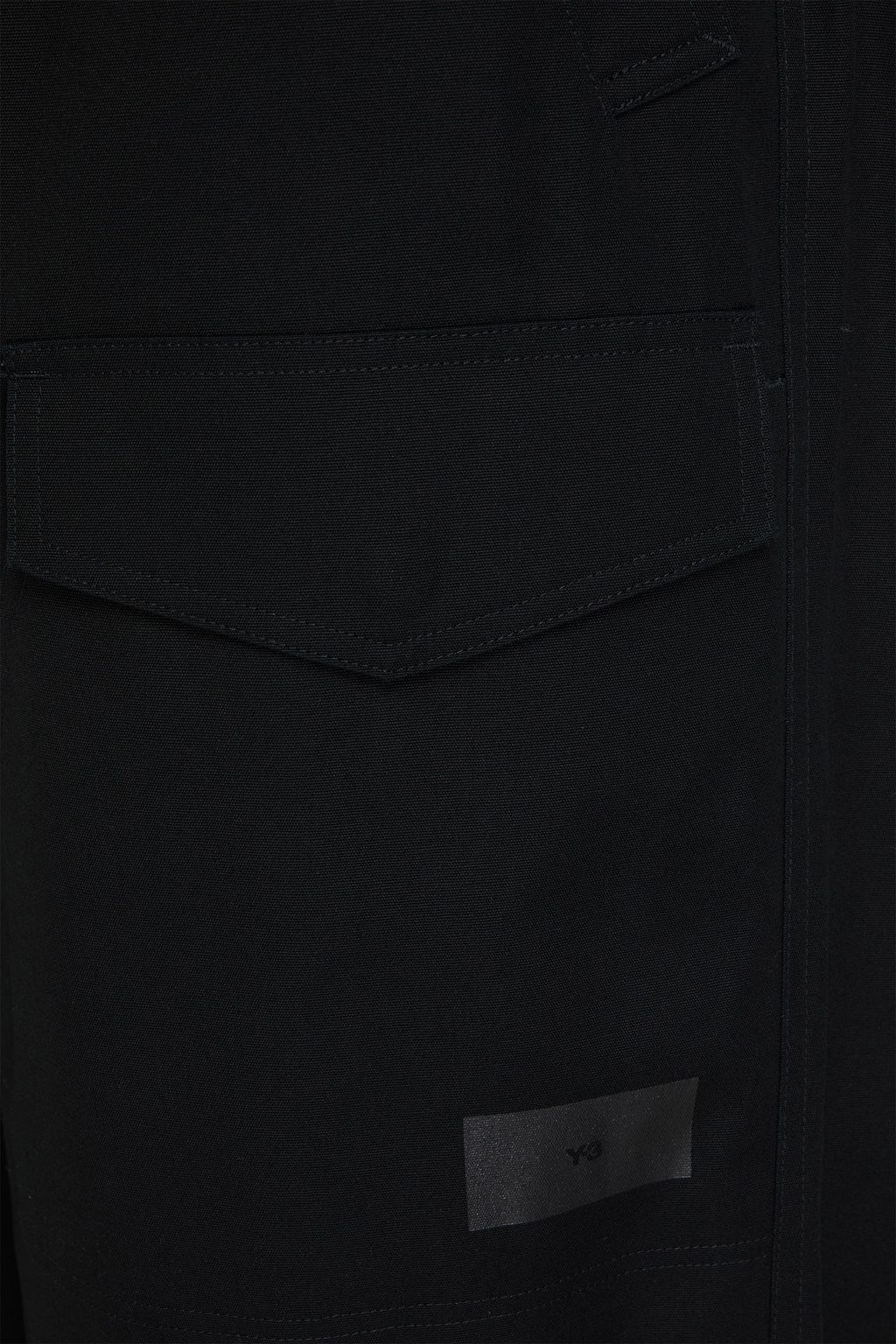 Y-3 بنطال كارغو مصنوع من القطن والكنفا