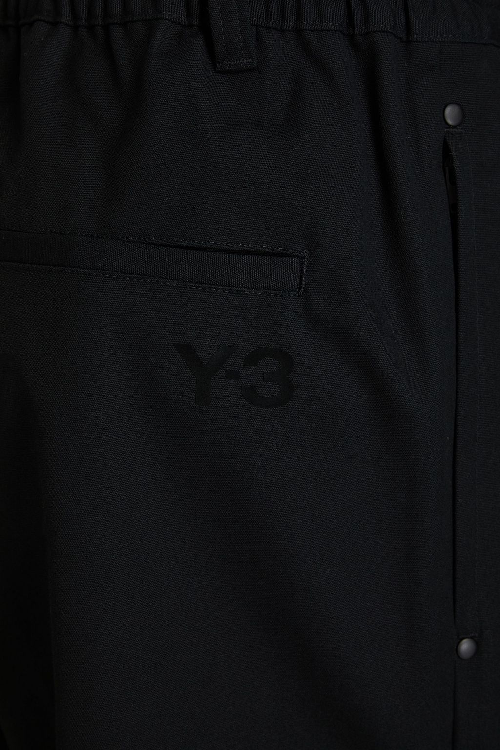 Y-3 بنطال رياضي مصنوع من القطن والكنفا