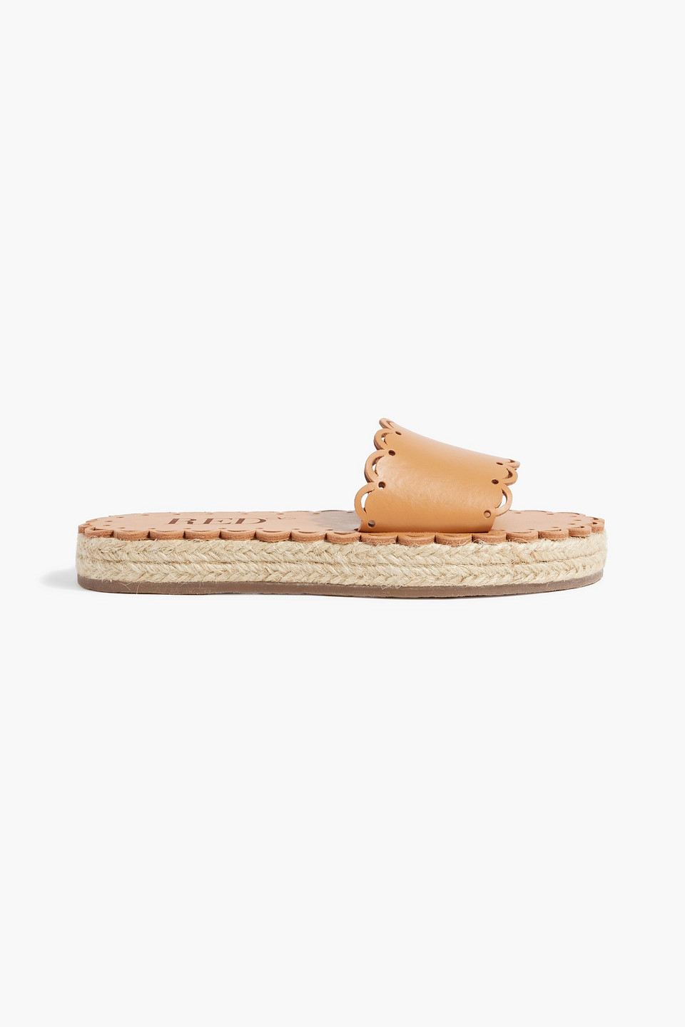 Redv Red(v) Woman Espadrilles Camel Size 5 Leather In Tan