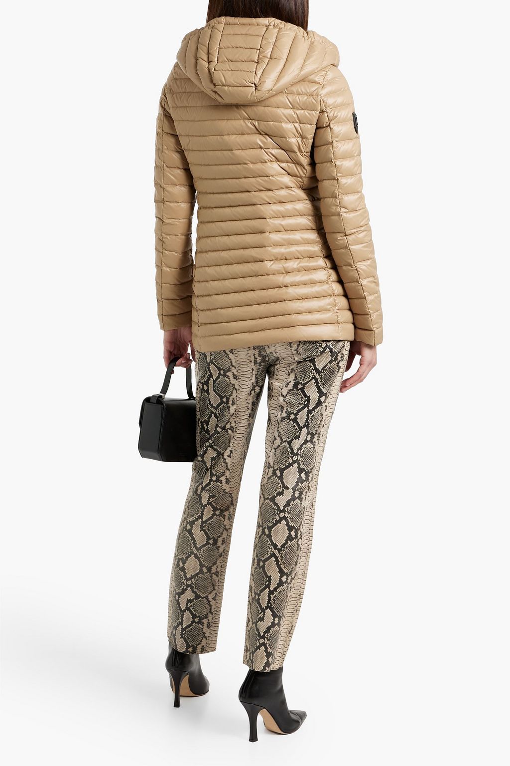 RUDSAK Quilted shell hooded jacket
