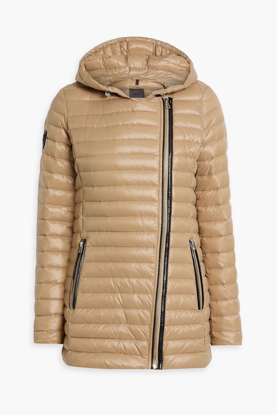 Rudsak Quilted Shell Hooded Jacket In Sand