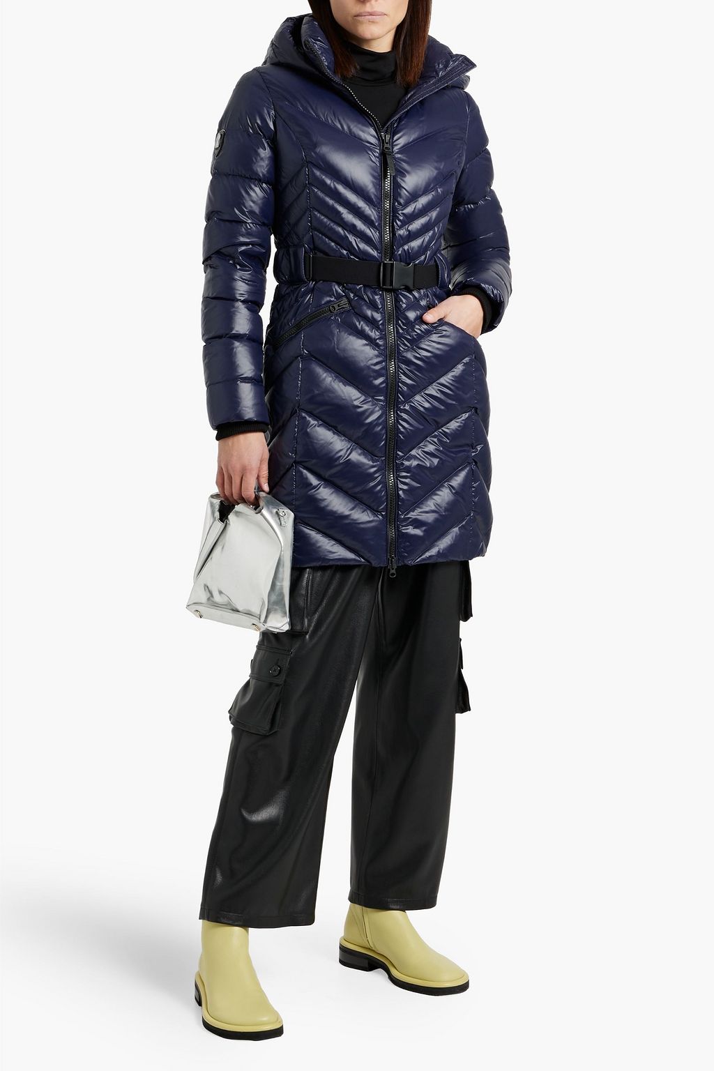 RUDSAK Quilted shell hooded down coat