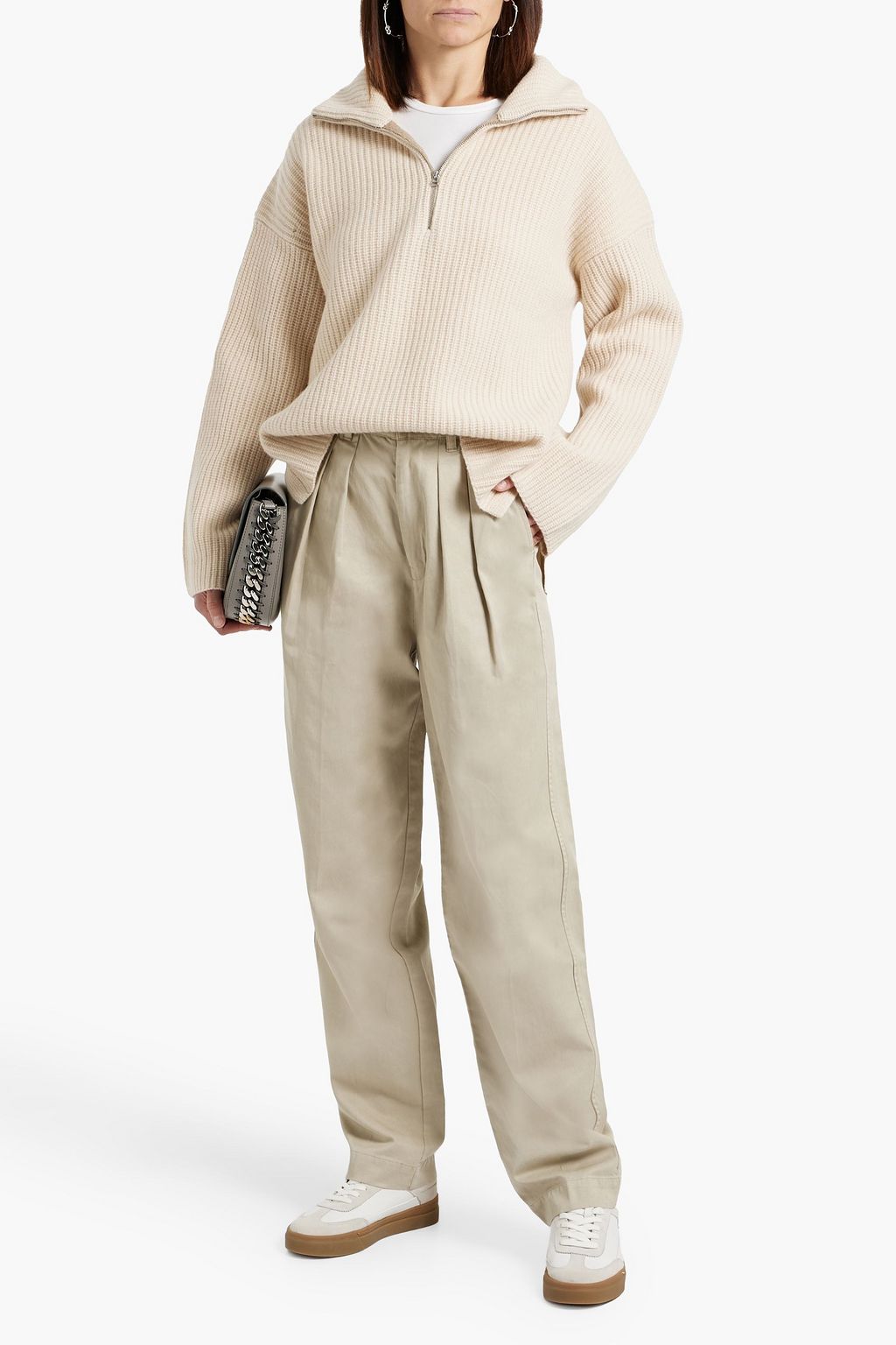 ALEX MILL Keaton cotton and Lyocell-blend tapered pants