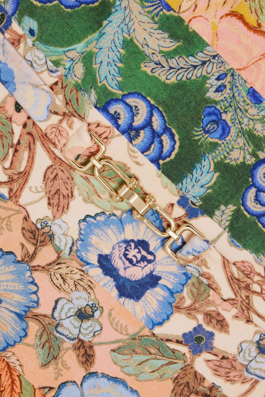 ZIMMERMANN Belted printed swimsuit