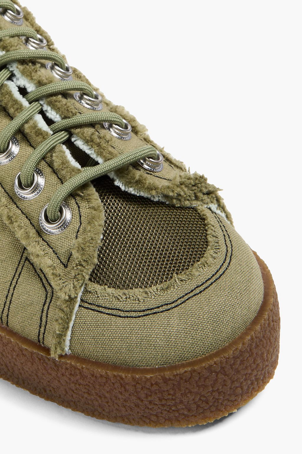 ADIDAS ORIGINALS X SONG FOR THE MUTE Campus 80s canvas and mesh sneakers