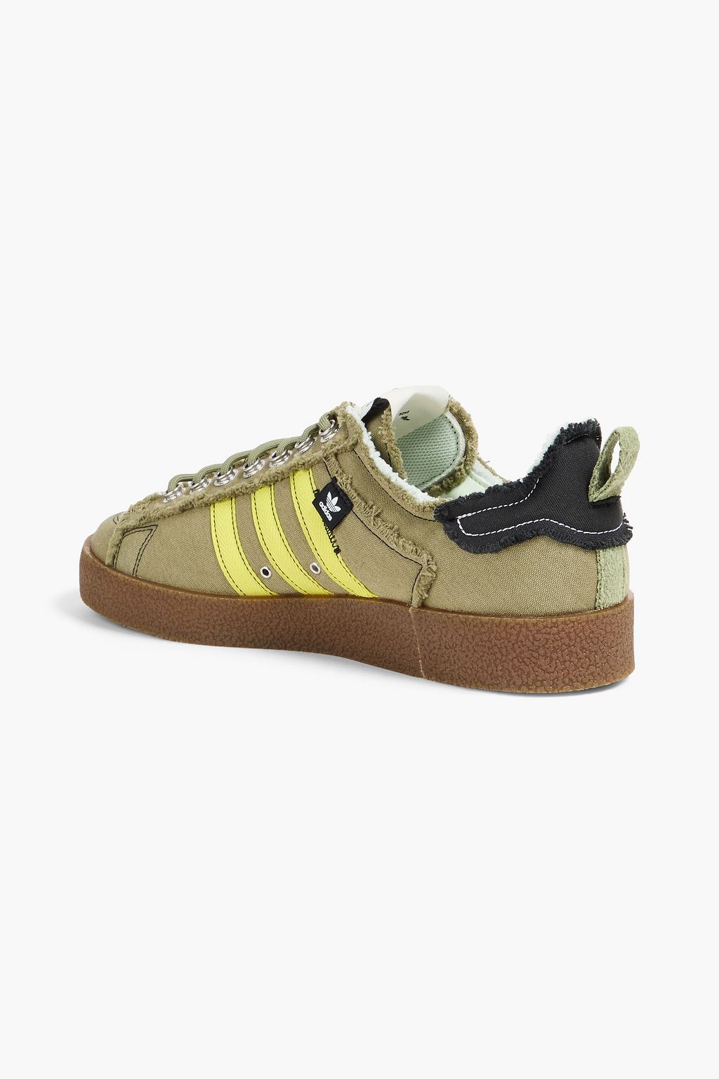 ADIDAS ORIGINALS X SONG FOR THE MUTE Campus 80s canvas and mesh sneakers
