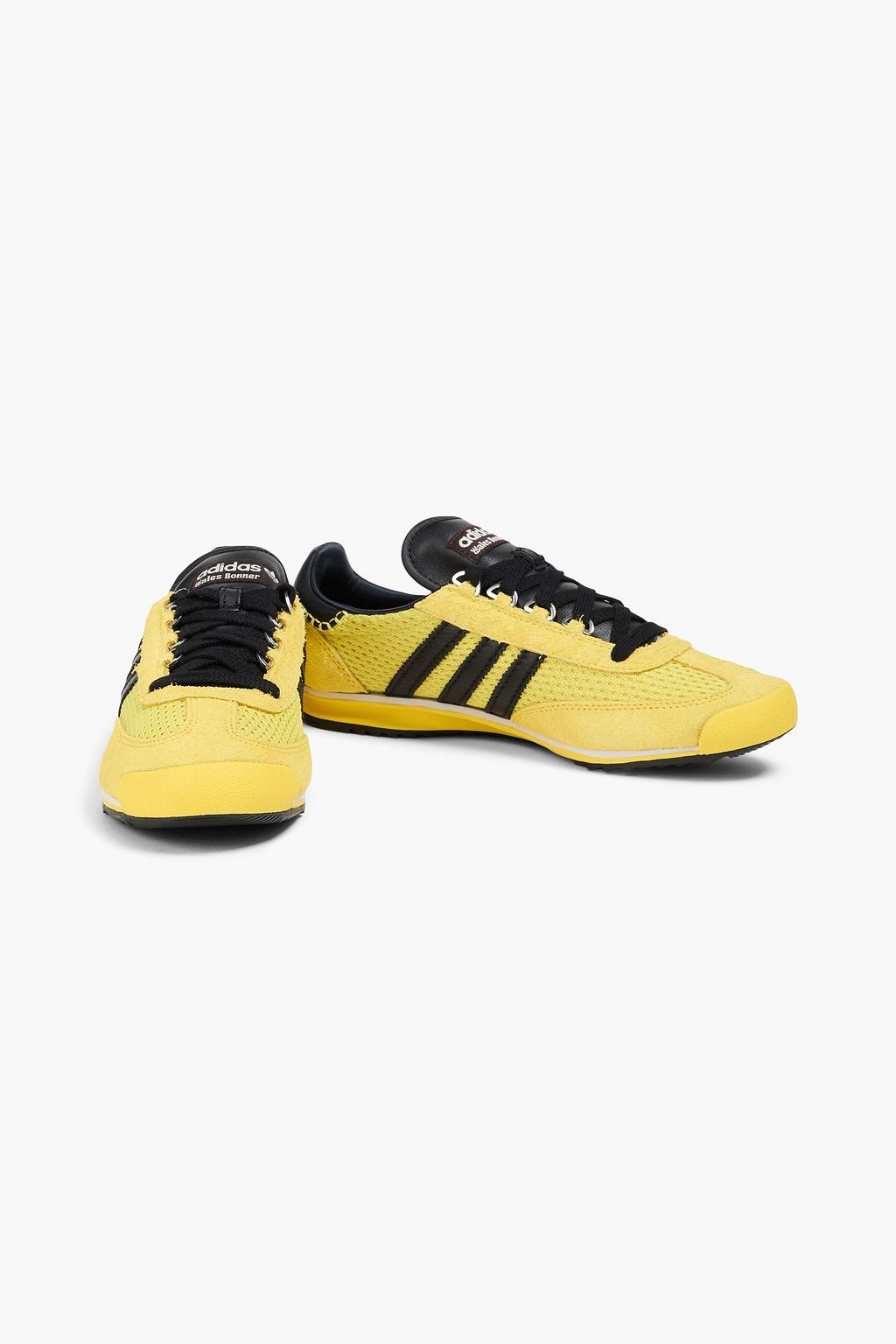 ADIDAS ORIGINALS BY WALES BONNER SL76 suede and mesh sneakers