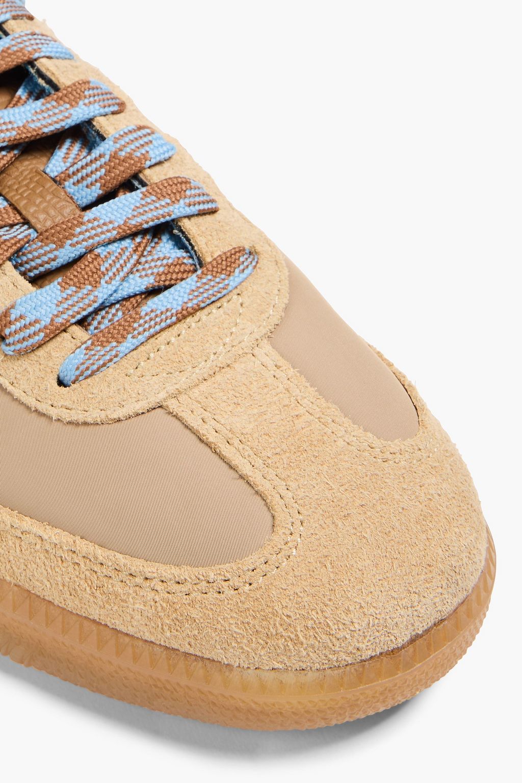 ADIDAS ORIGINALS BY WALES BONNER Samba shell, suede and snake-effect leather sneakers