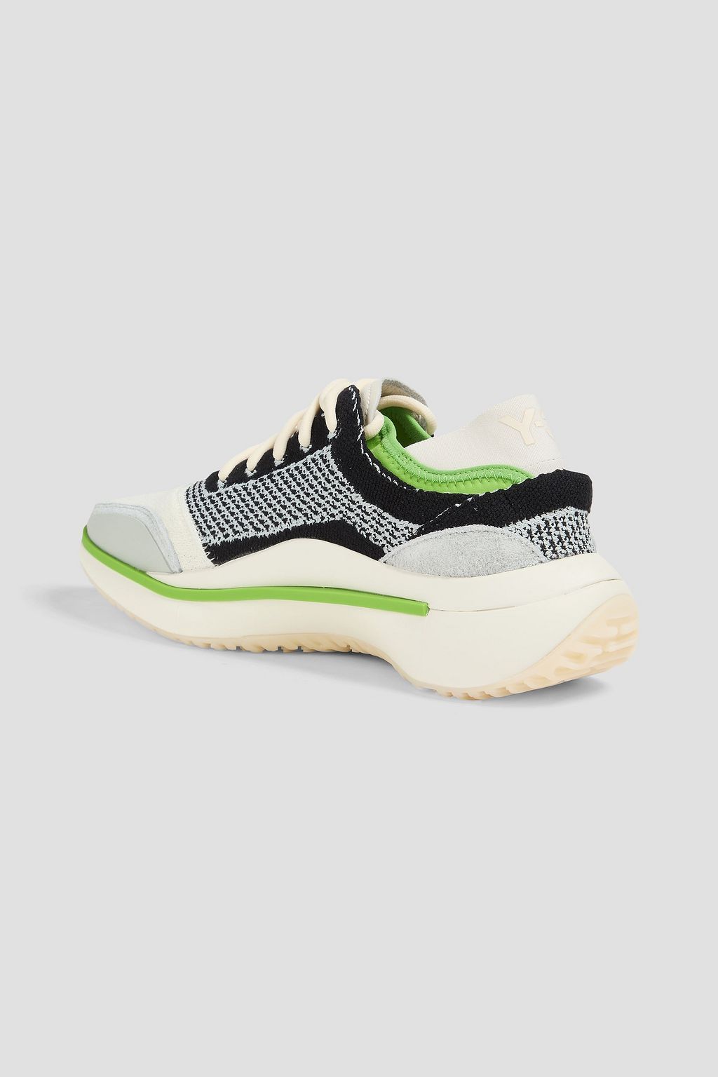Y-3 حذاء سنيكرز "كيسان" مصنوع من قماش سكوبا ونسيج محبوك بنمط جاكار