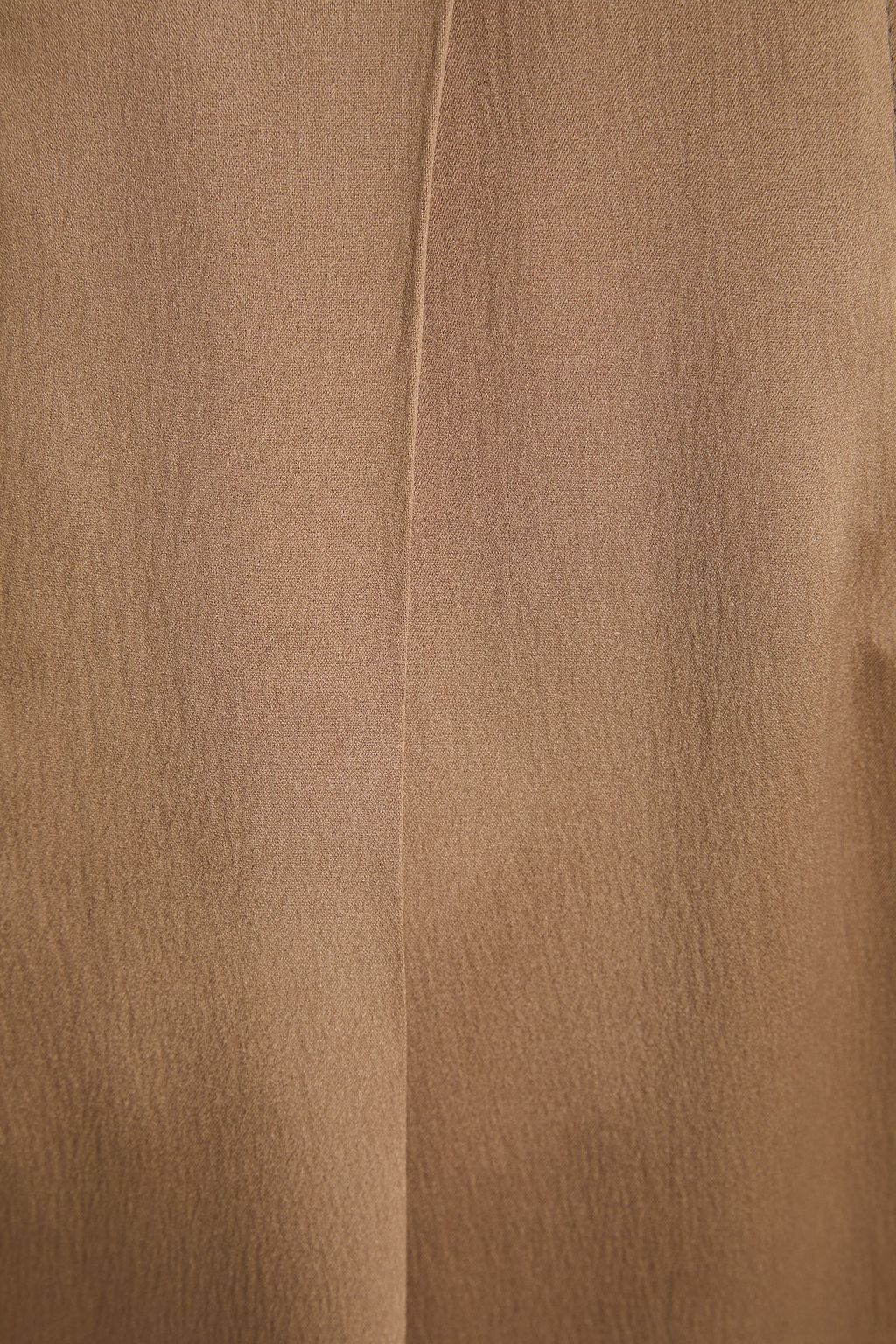 BRUNELLO CUCINELLI Silk-satin straight-leg pants