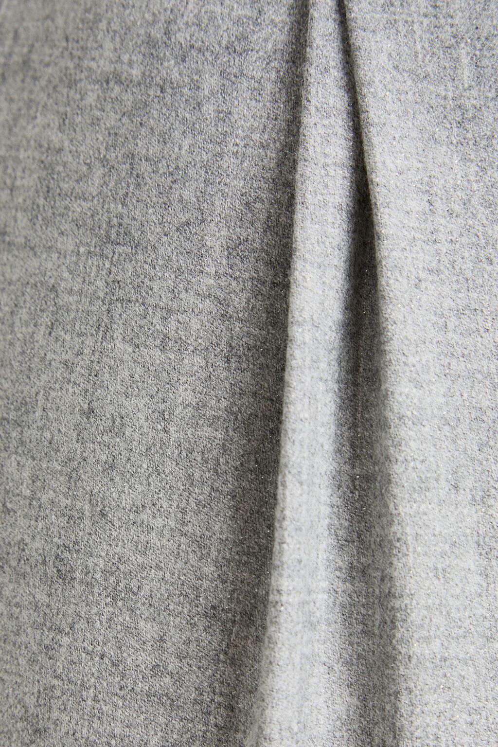 BRUNELLO CUCINELLI Metallic wool-blend tapered pants