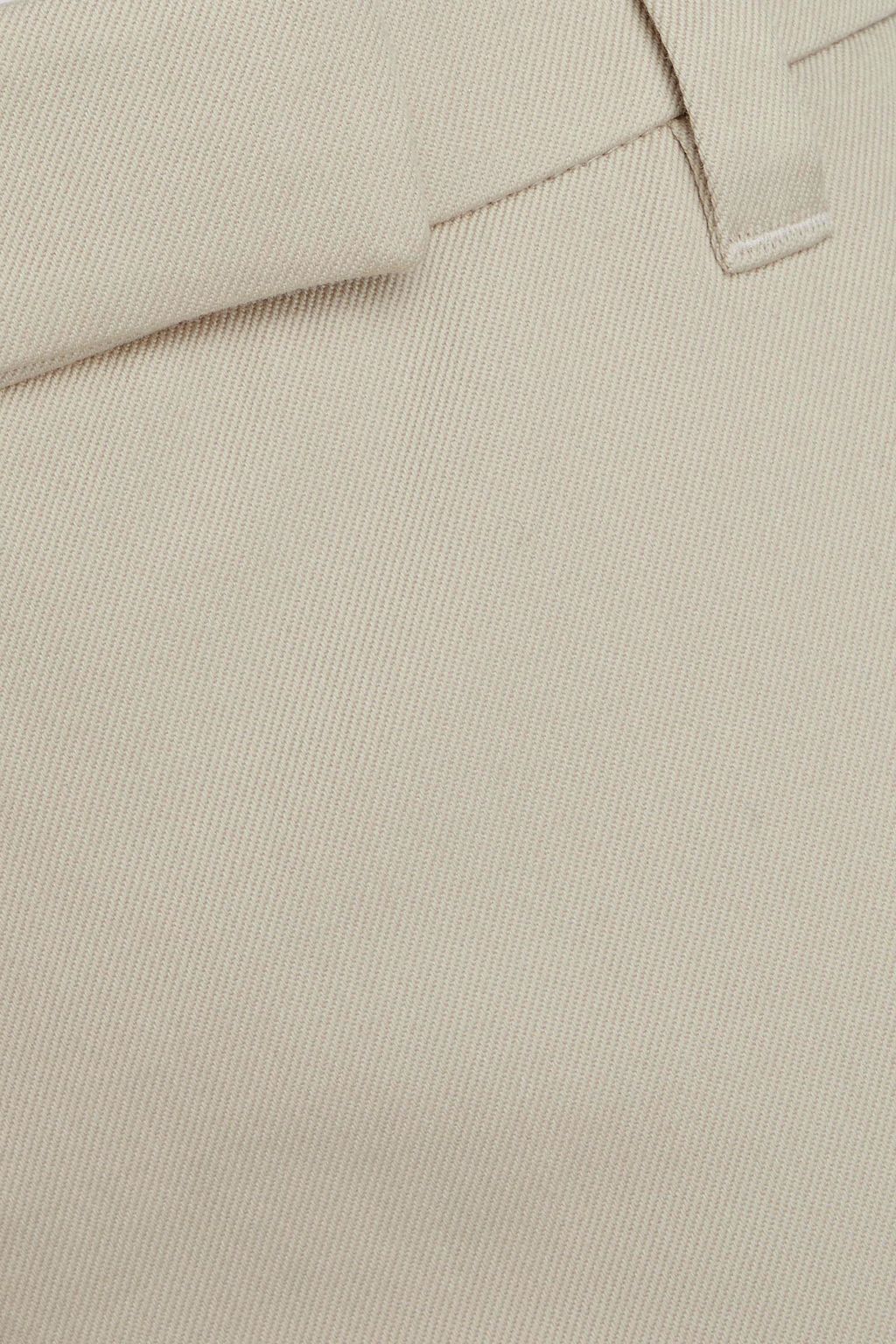 BRUNELLO CUCINELLI Hose mit schmalem Bein aus Twill aus einer Baumwollmischung