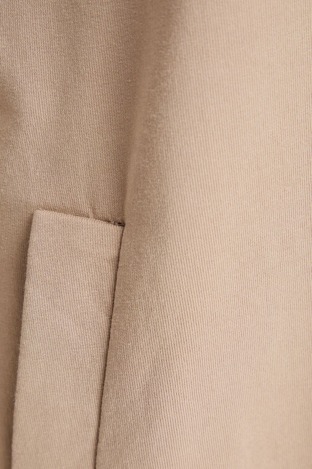 BRUNELLO CUCINELLI 비즈 장식 프렌치 코튼 혼방 테리 집업 후디