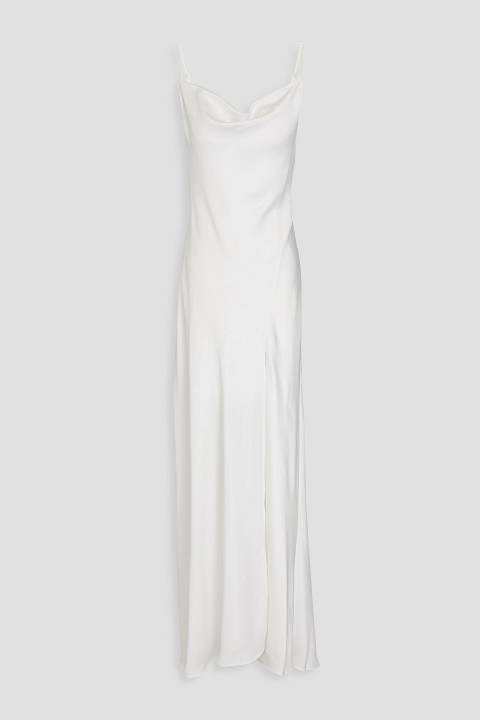 Simkhai Finley Satin-crepe Gown In White