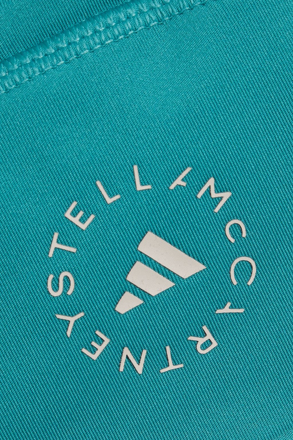 ADIDAS BY STELLA MCCARTNEY 퍼포레이트 디테일 스트레치 크롭 탑