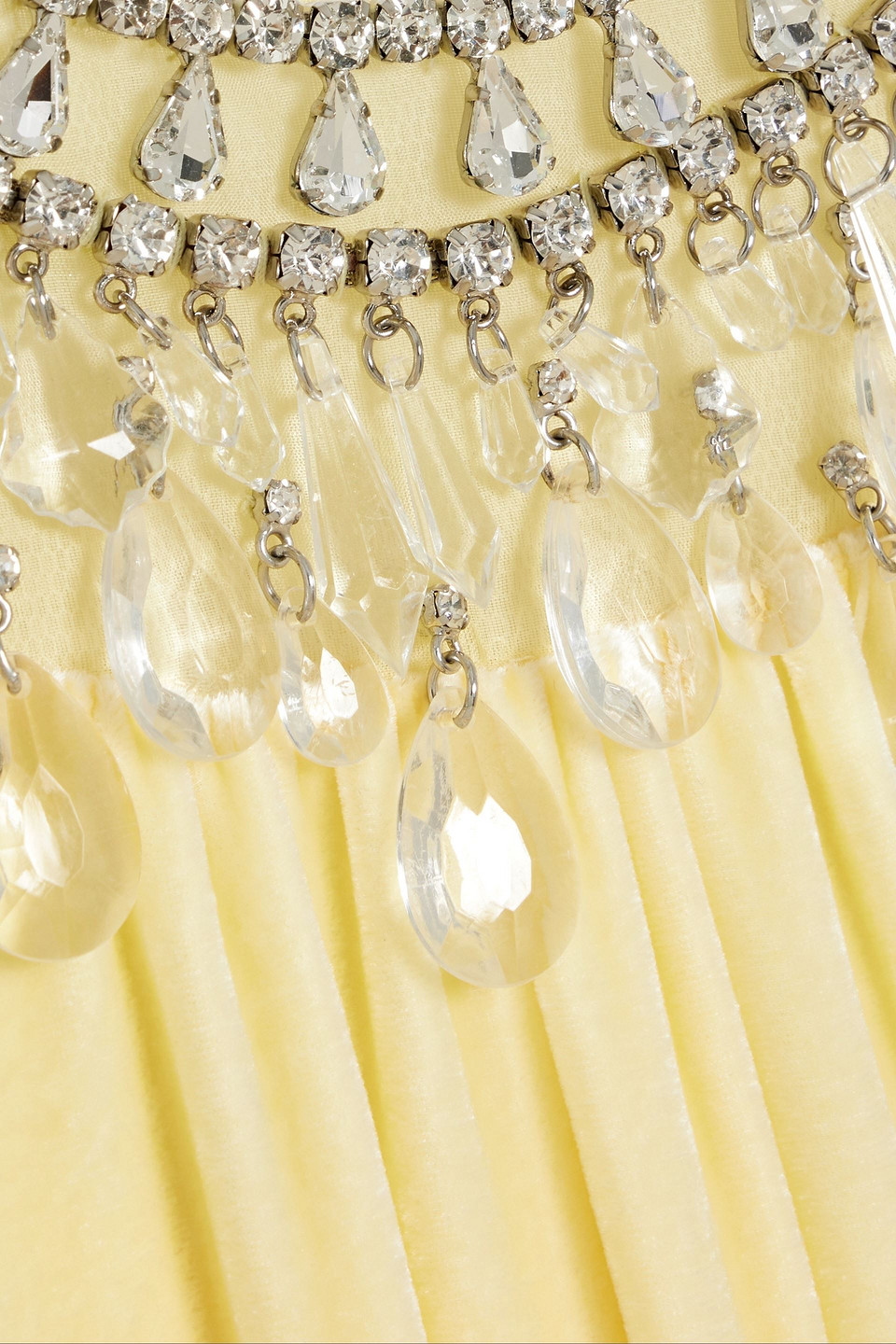 Zimmermann Matchmaker Diamante Slipdress In Yellow