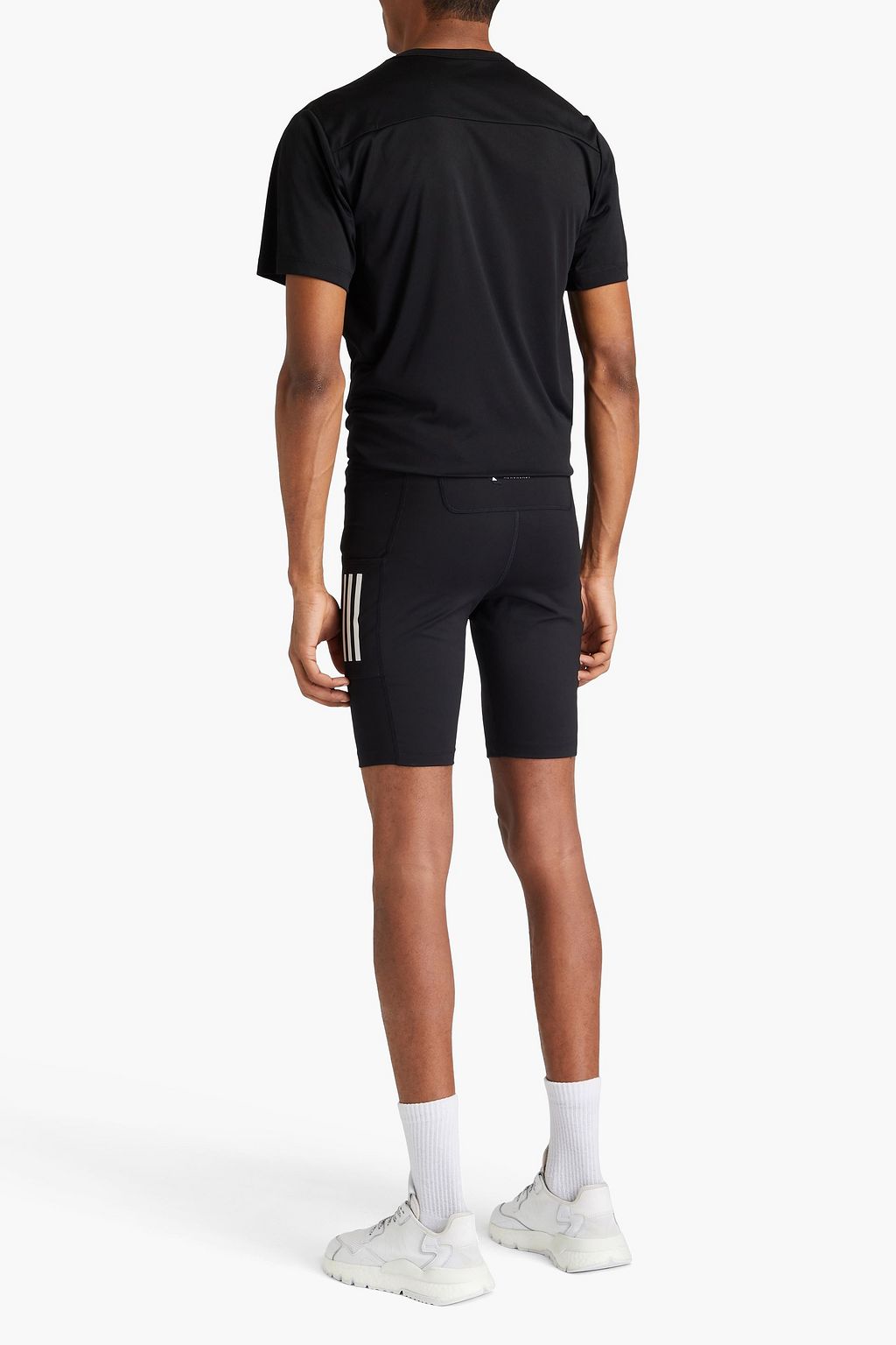 ADIDAS Logo-print stretch-jersey shorts