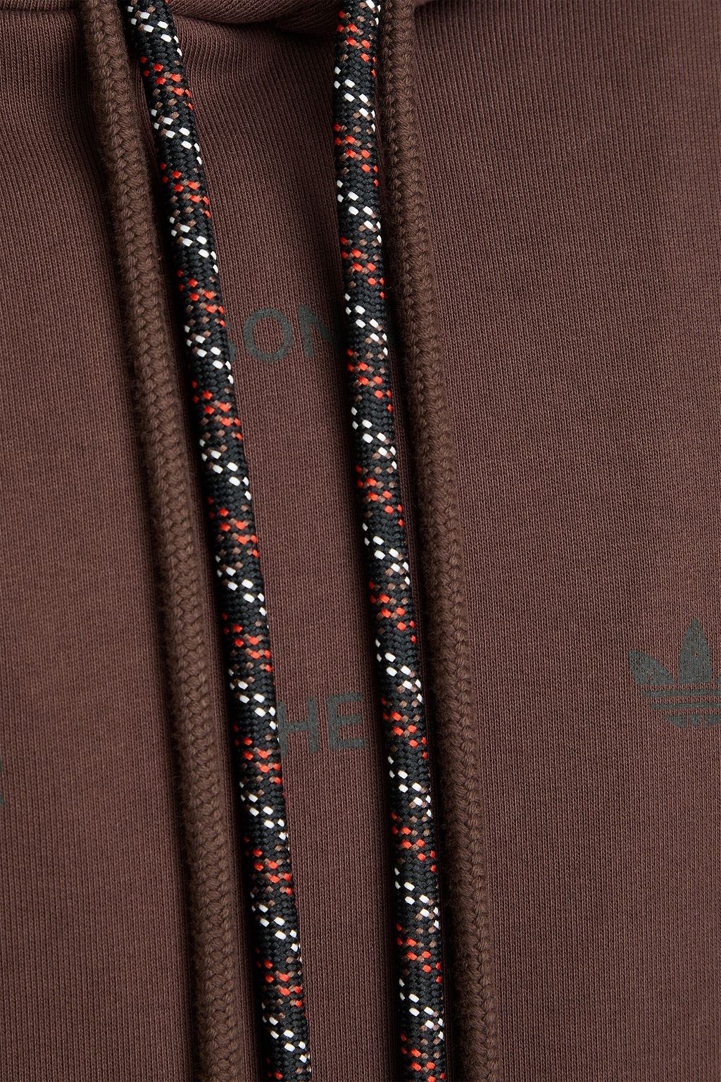 ADIDAS ORIGINALS X SONG FOR THE MUTE كنزة هودي من قطن تيري فرنسي مطاطي مزينة بطبعات ومزودة برباط شدّ