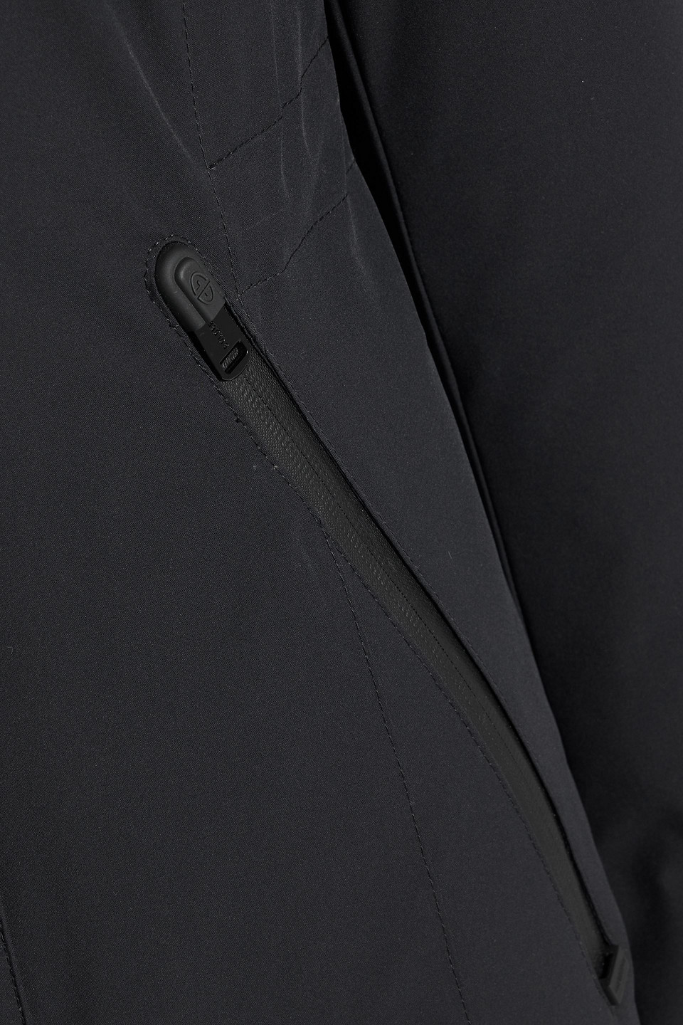 Shop Goldbergh Maple Shell Hooded Down Parka In Black