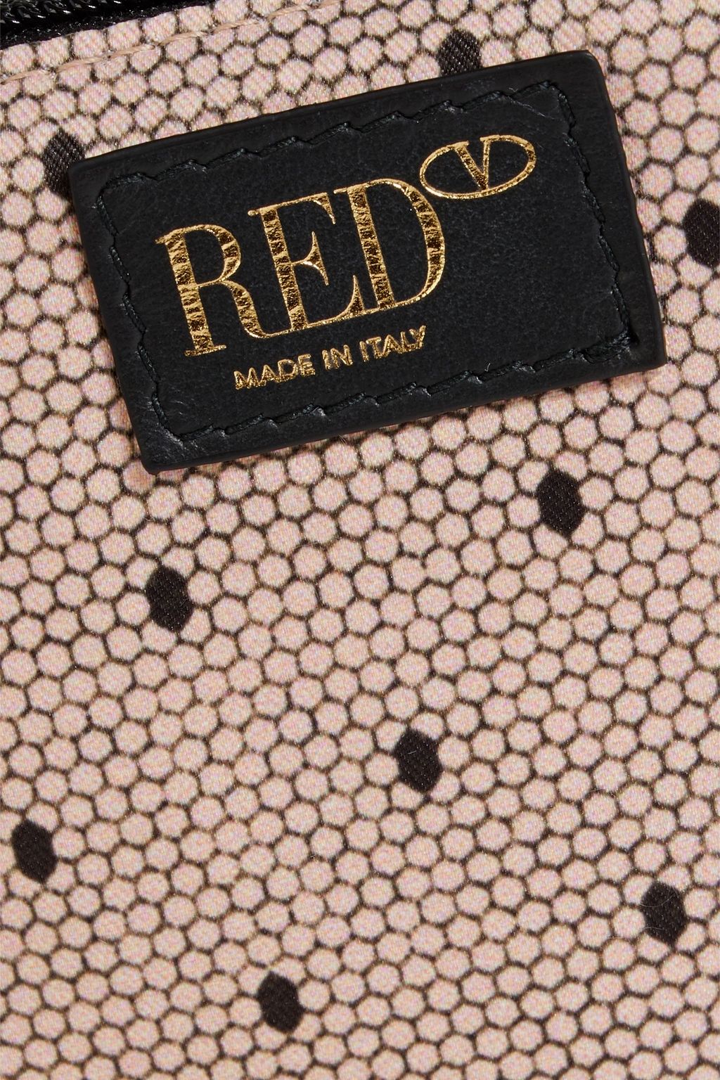 RED(V) Printed cotton cosmetics case