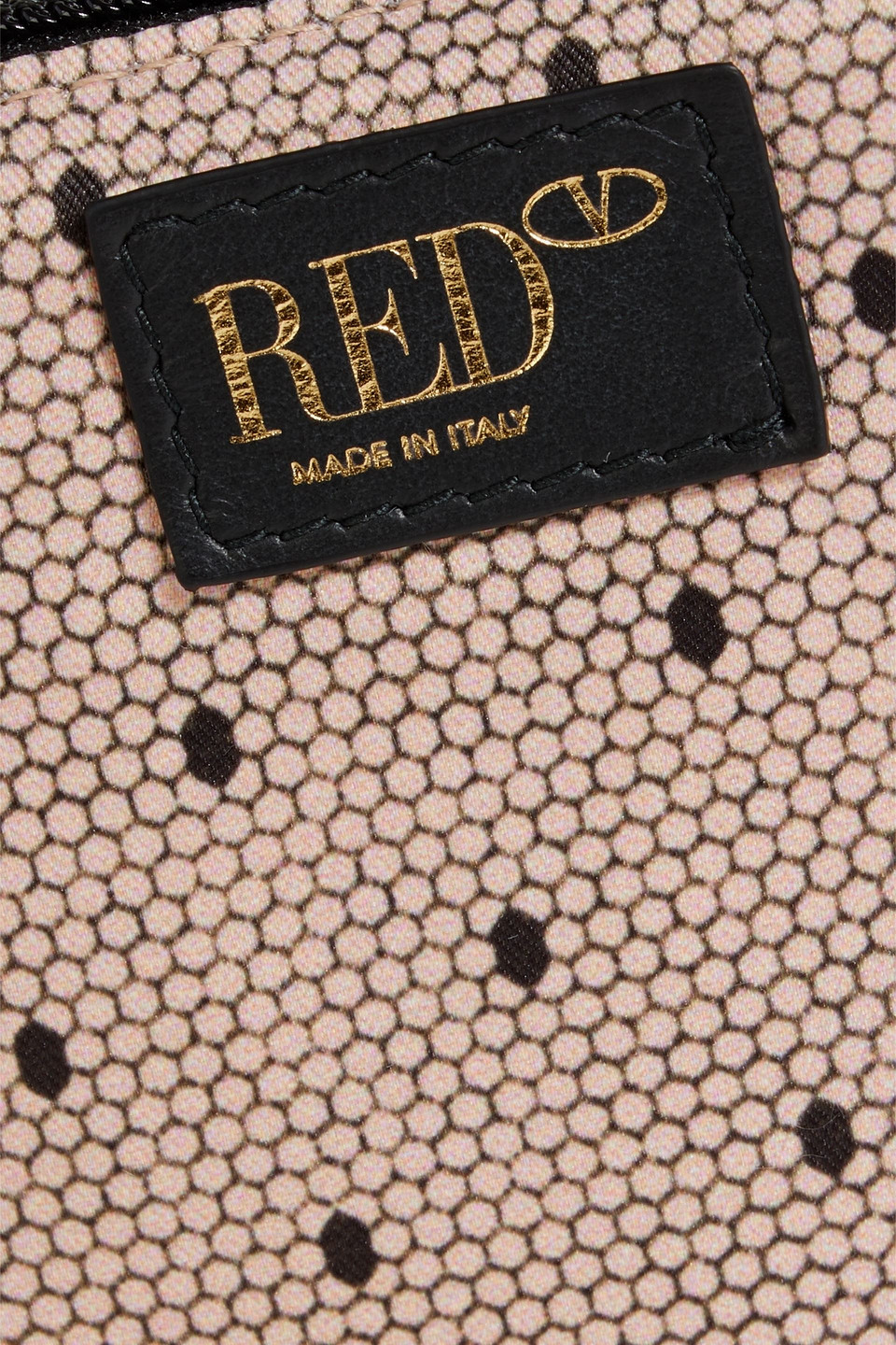 Redv Printed Cotton Cosmetics Case In Blush