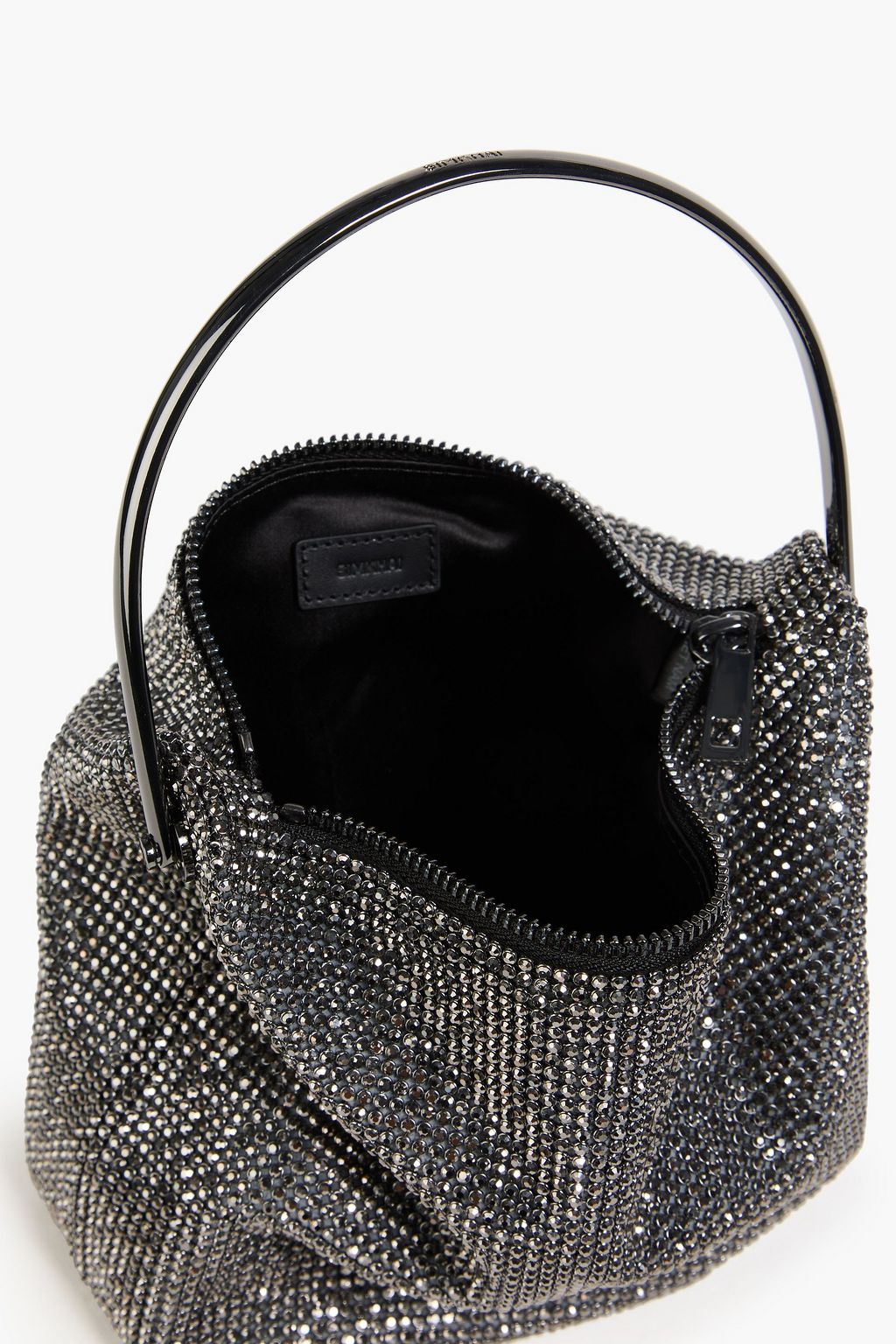 SIMKHAI Irena crystal-embellished satin tote