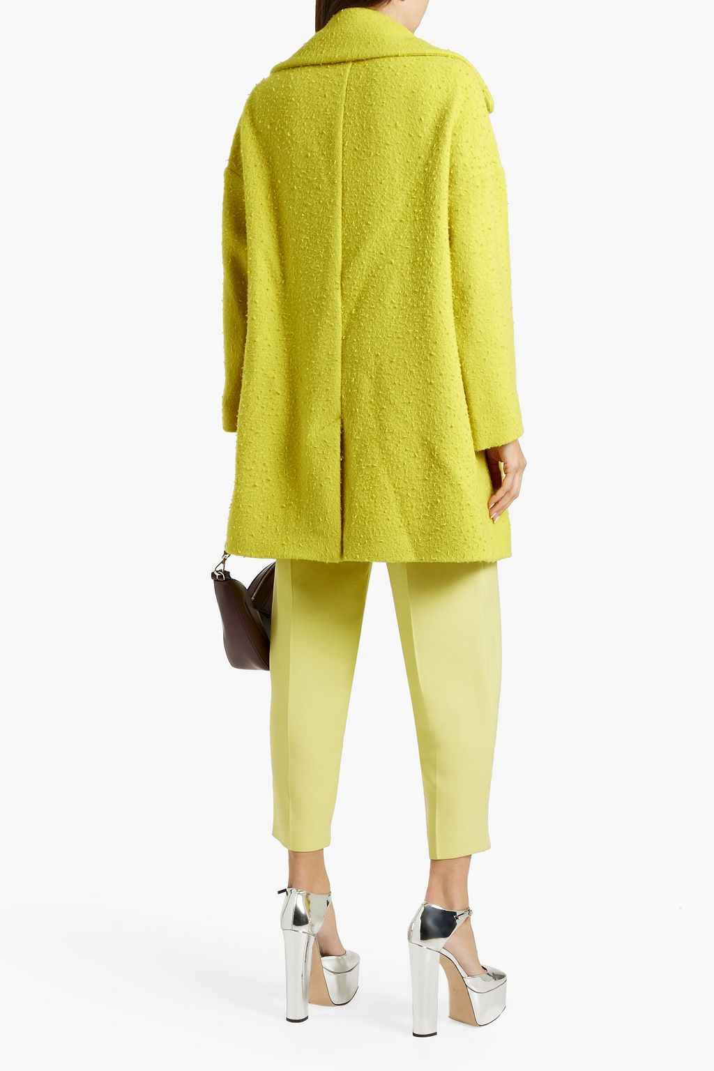 REDVALENTINO Double-breasted bouclé wool coat