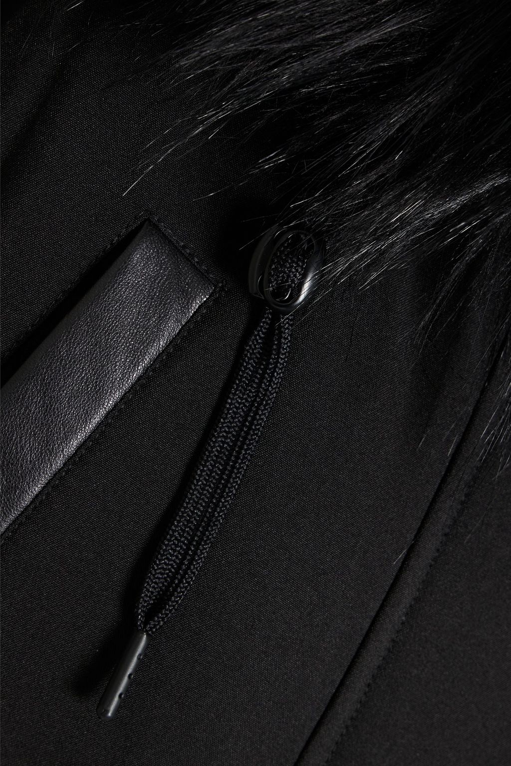 RUDSAK Faux fur-trimmed shell hooded down parka