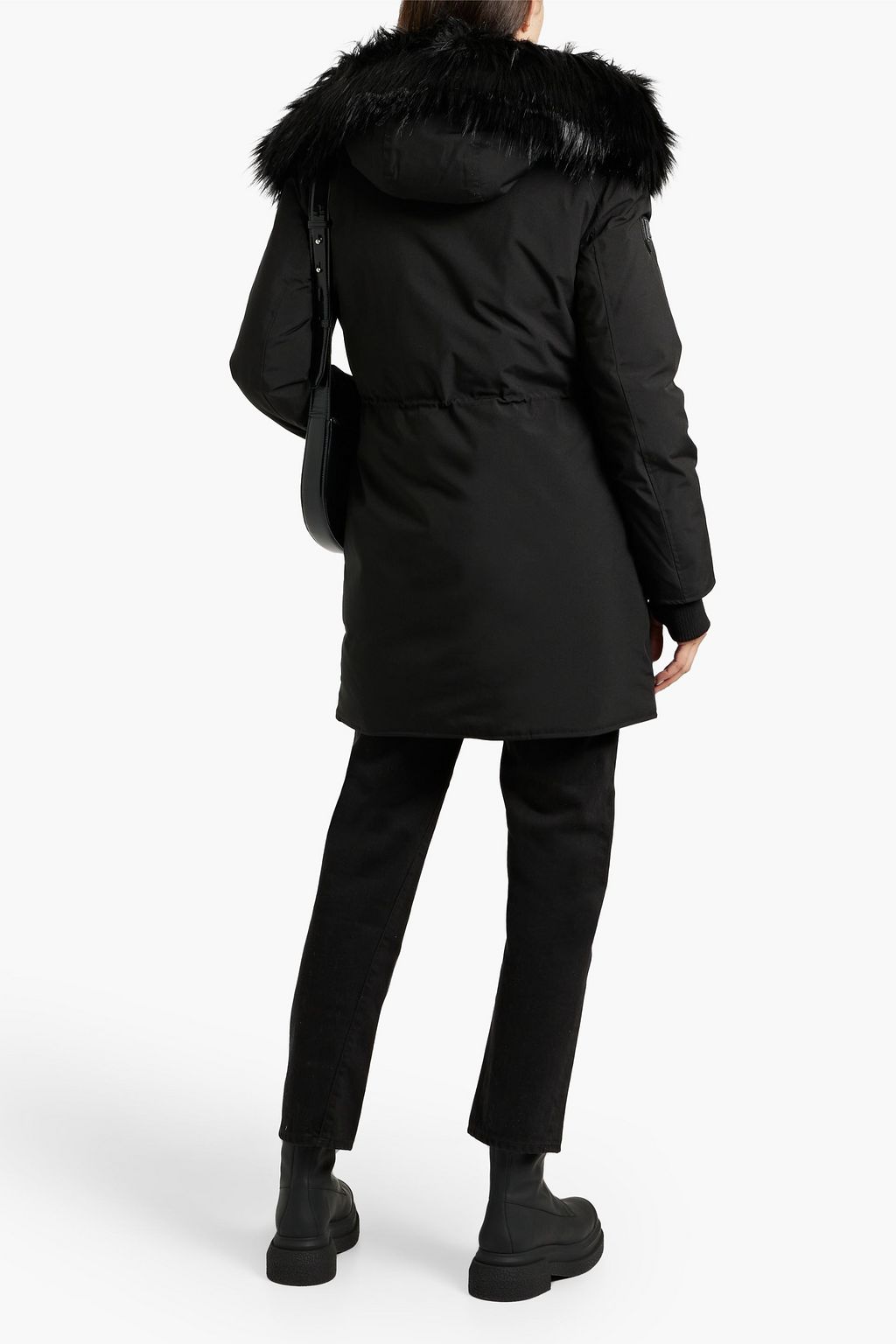 RUDSAK Faux fur-trimmed shell hooded down parka