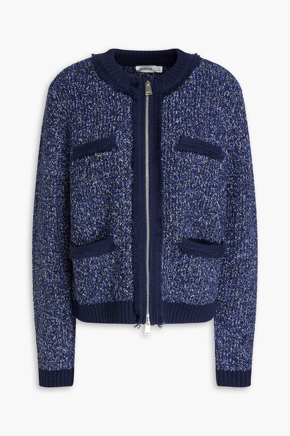 Harris marled knitted cardigan